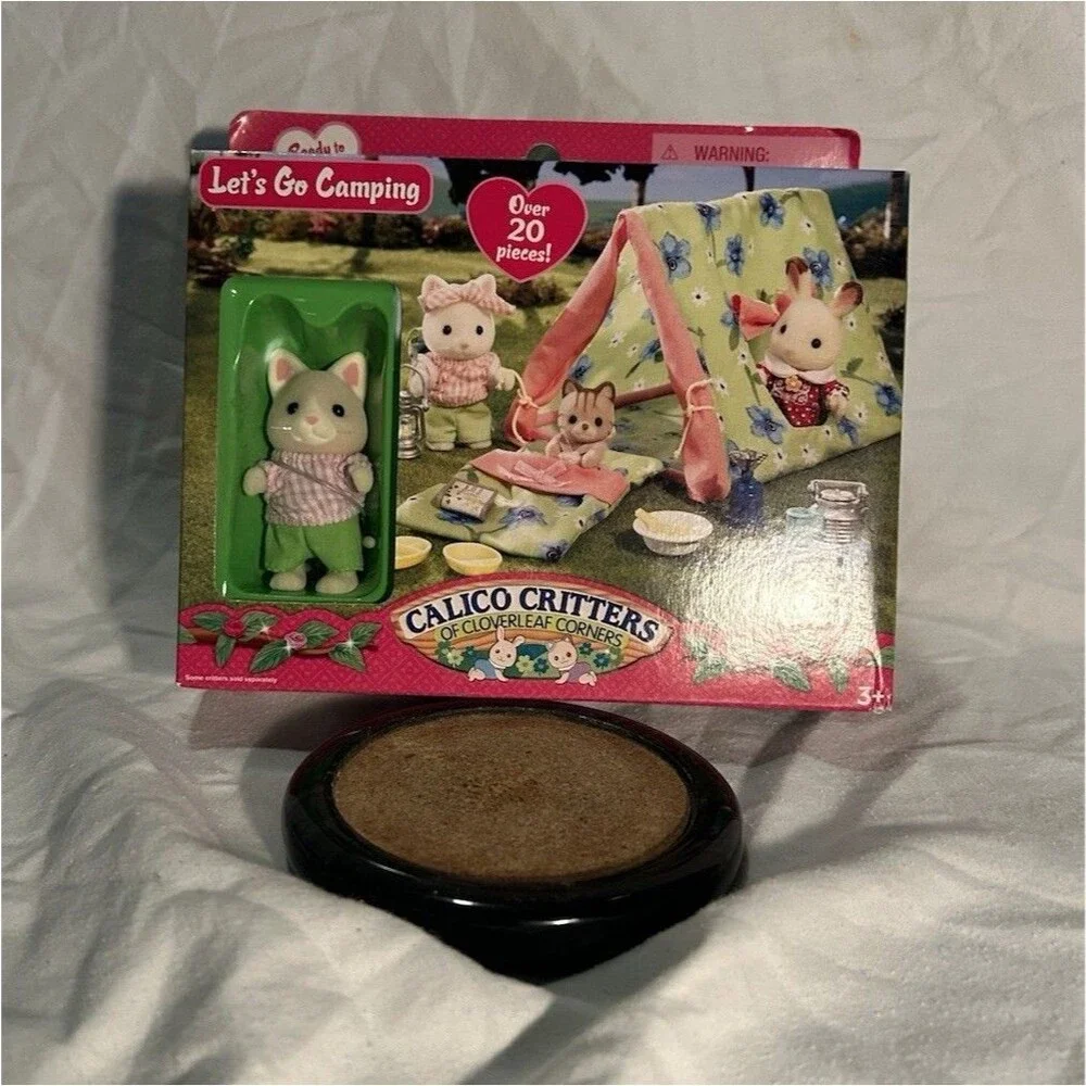 Calico Critters Let's Go Camping Doll Playset 20+ Pc w/ Doll CC1425 Age 3+